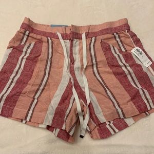 NWT Old Navy Stripe Lien Shorts Size 0